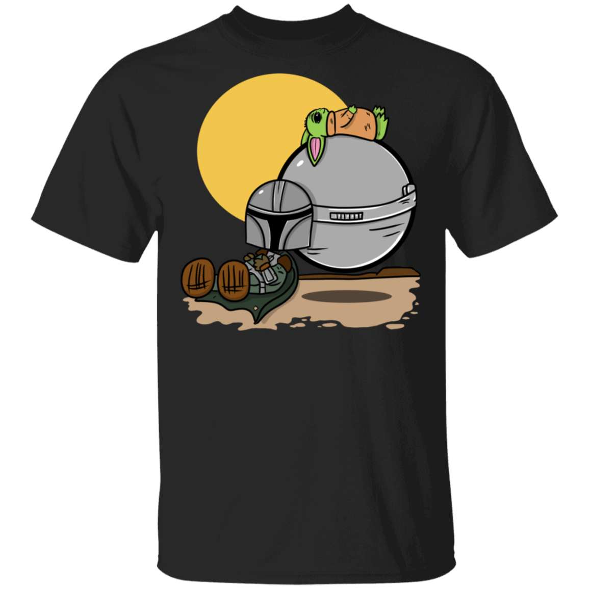 T-Shirts Black / S Mandaloria Nuts T-Shirt