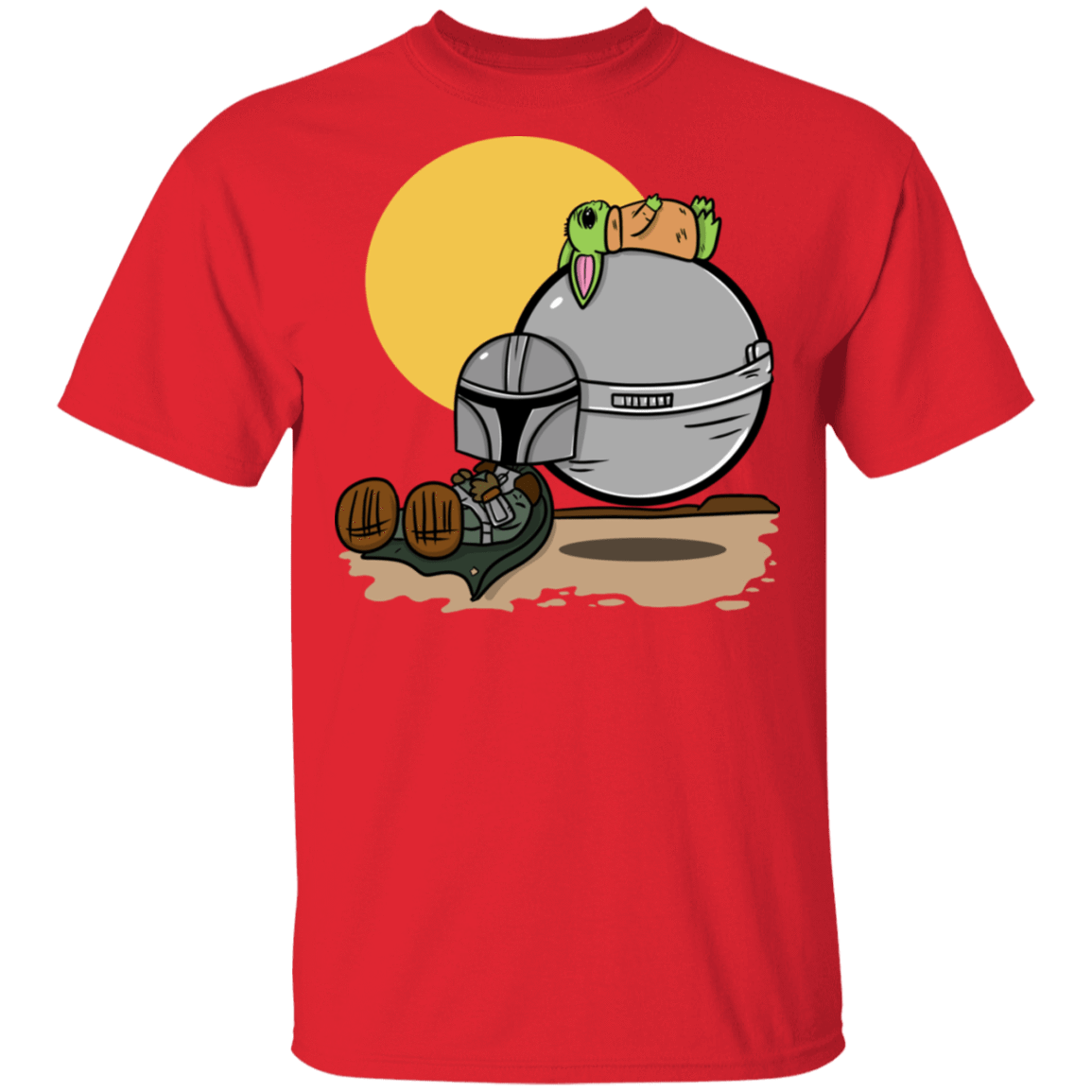 T-Shirts Red / S Mandaloria Nuts T-Shirt