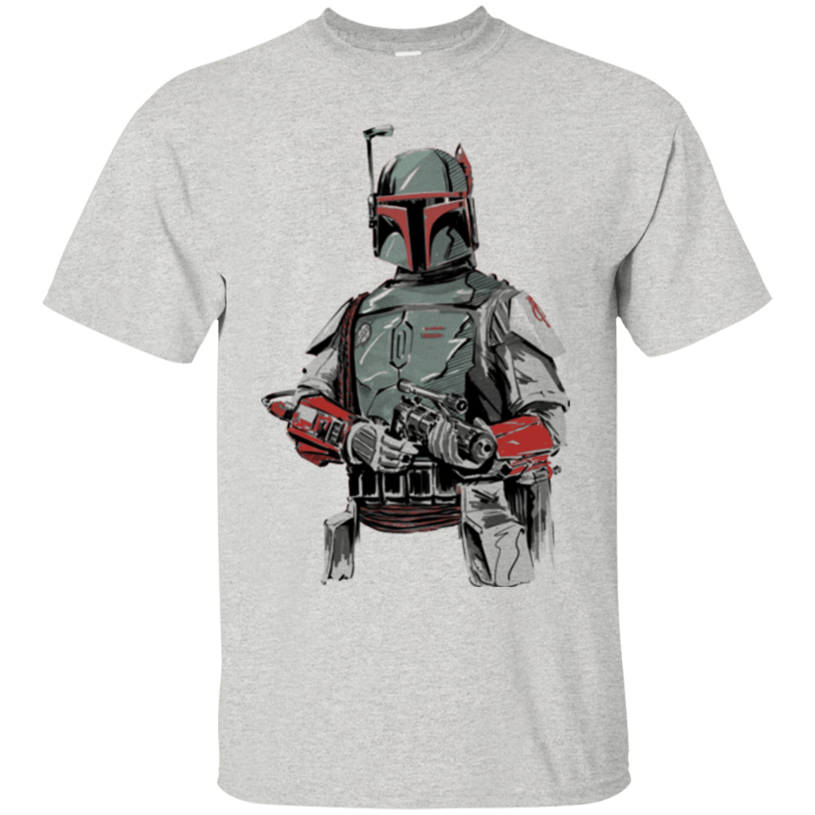 T-Shirts Ash / Small Mandalorian Bounty Hunter T-Shirt