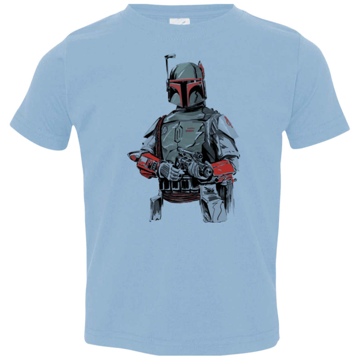 T-Shirts Light Blue / 2T Mandalorian Bounty Hunter Toddler Premium T-Shirt