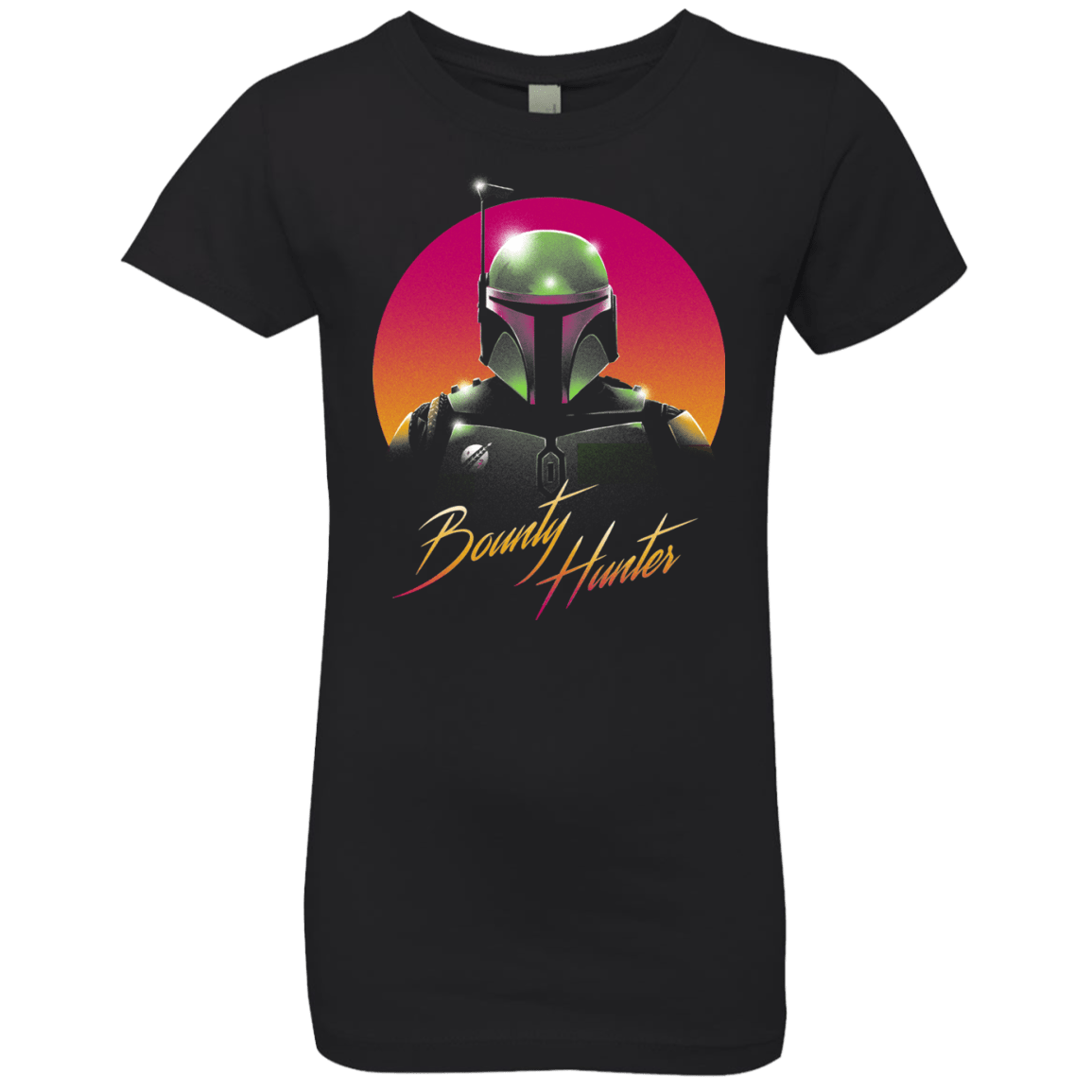 T-Shirts Black / YXS Mandalorian Hunter Girls Premium T-Shirt