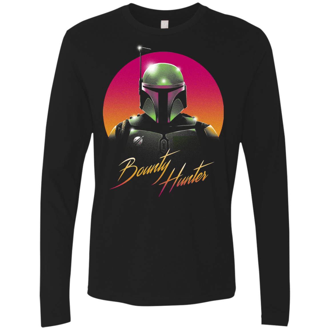 T-Shirts Black / S Mandalorian Hunter Men's Premium Long Sleeve
