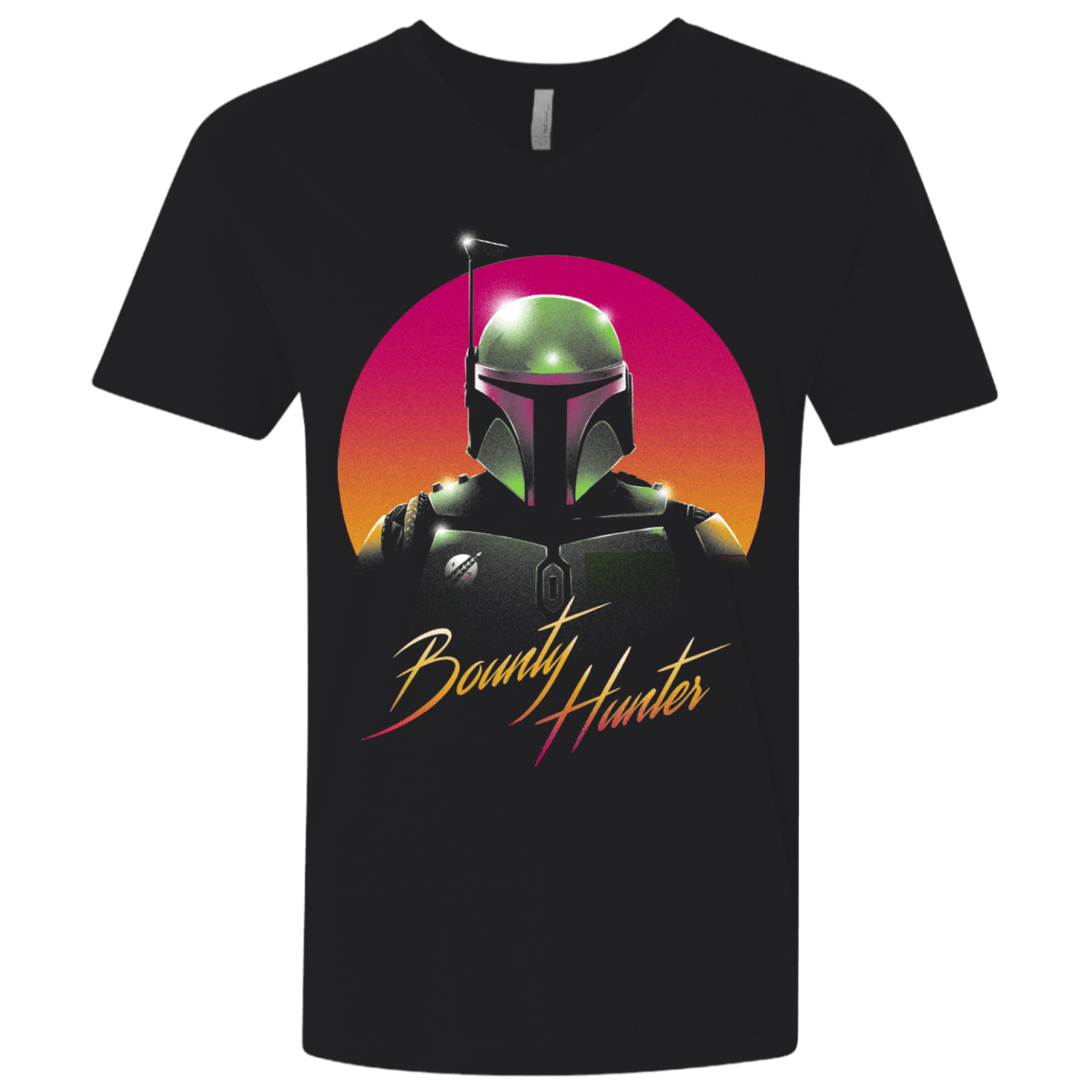 T-Shirts Black / X-Small Mandalorian Hunter Men's Premium V-Neck