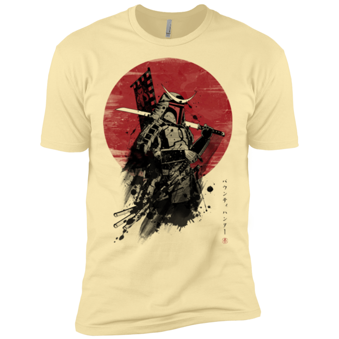 T-Shirts Banana Cream / X-Small Mandalorian Samurai Men's Premium T-Shirt