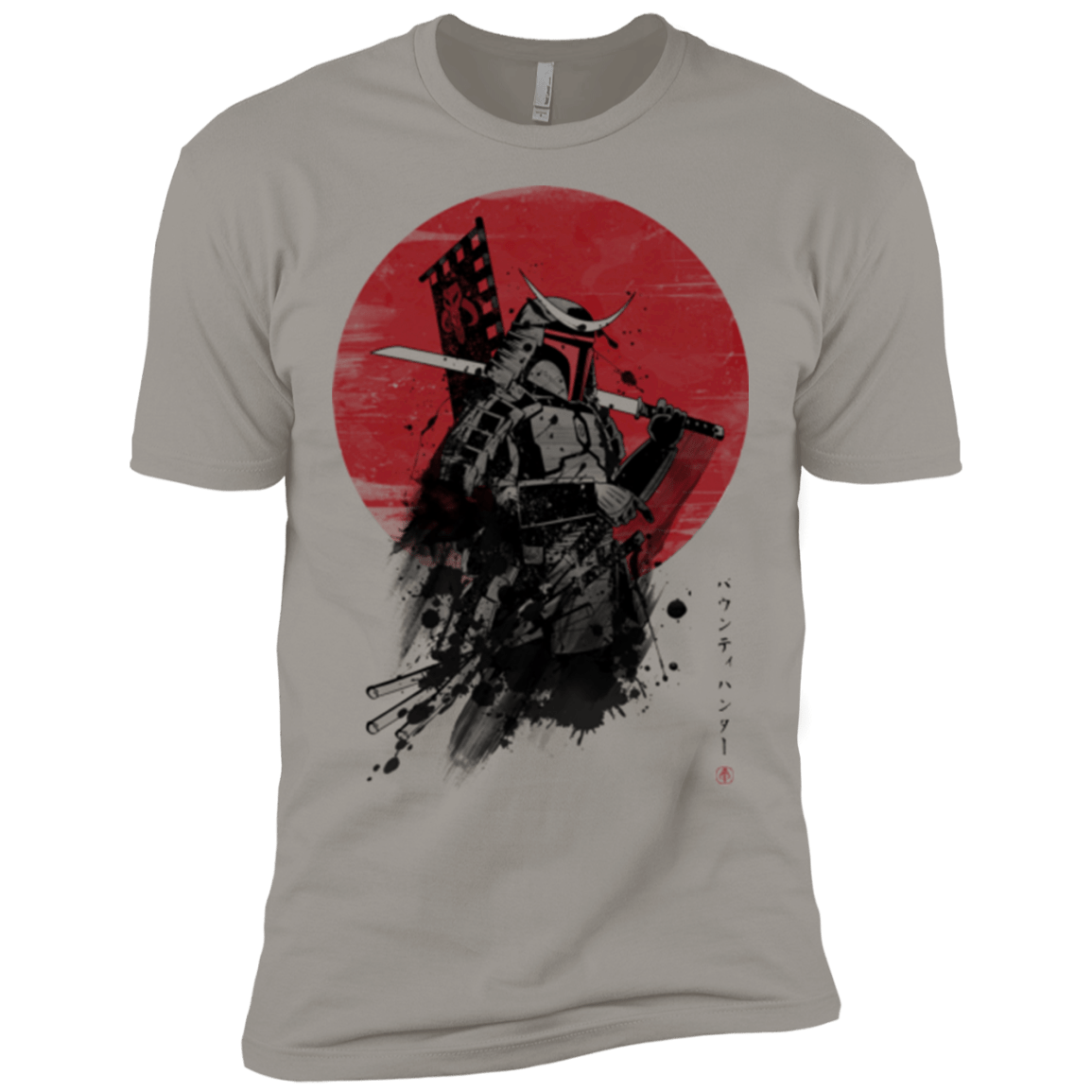 T-Shirts Light Grey / X-Small Mandalorian Samurai Men's Premium T-Shirt