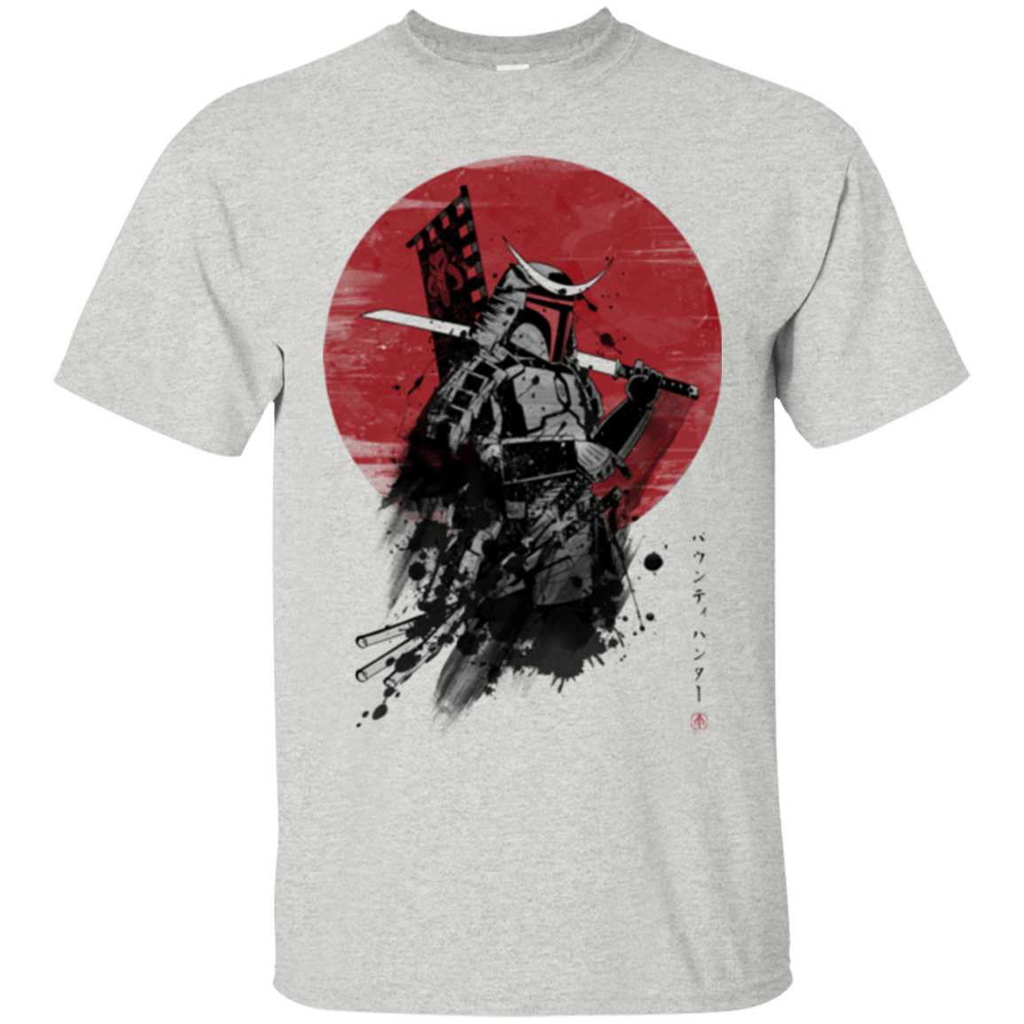 T-Shirts Ash / Small Mandalorian Samurai T-Shirt
