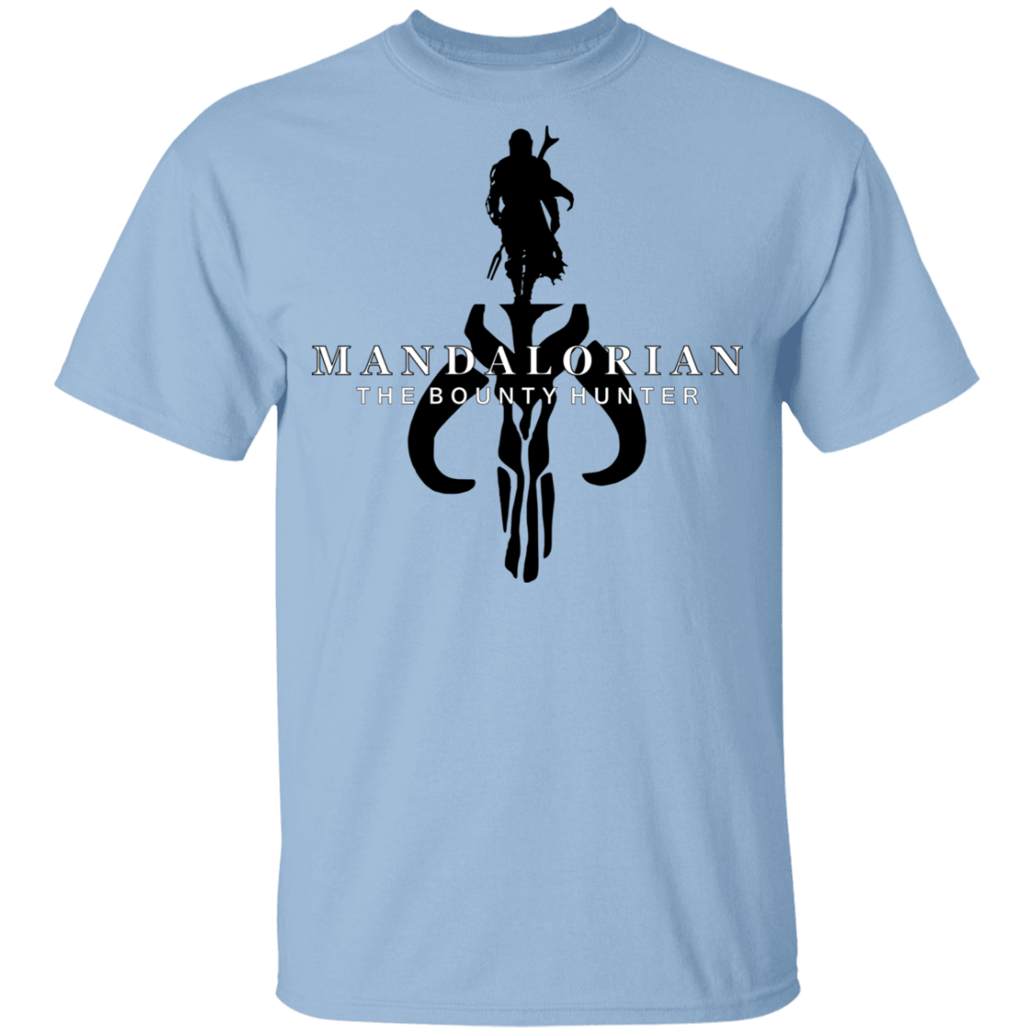 T-Shirts Light Blue / YXS Mandalorian The Bounty Hunter Youth T-Shirt