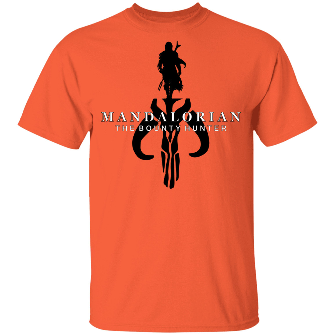 T-Shirts Orange / YXS Mandalorian The Bounty Hunter Youth T-Shirt