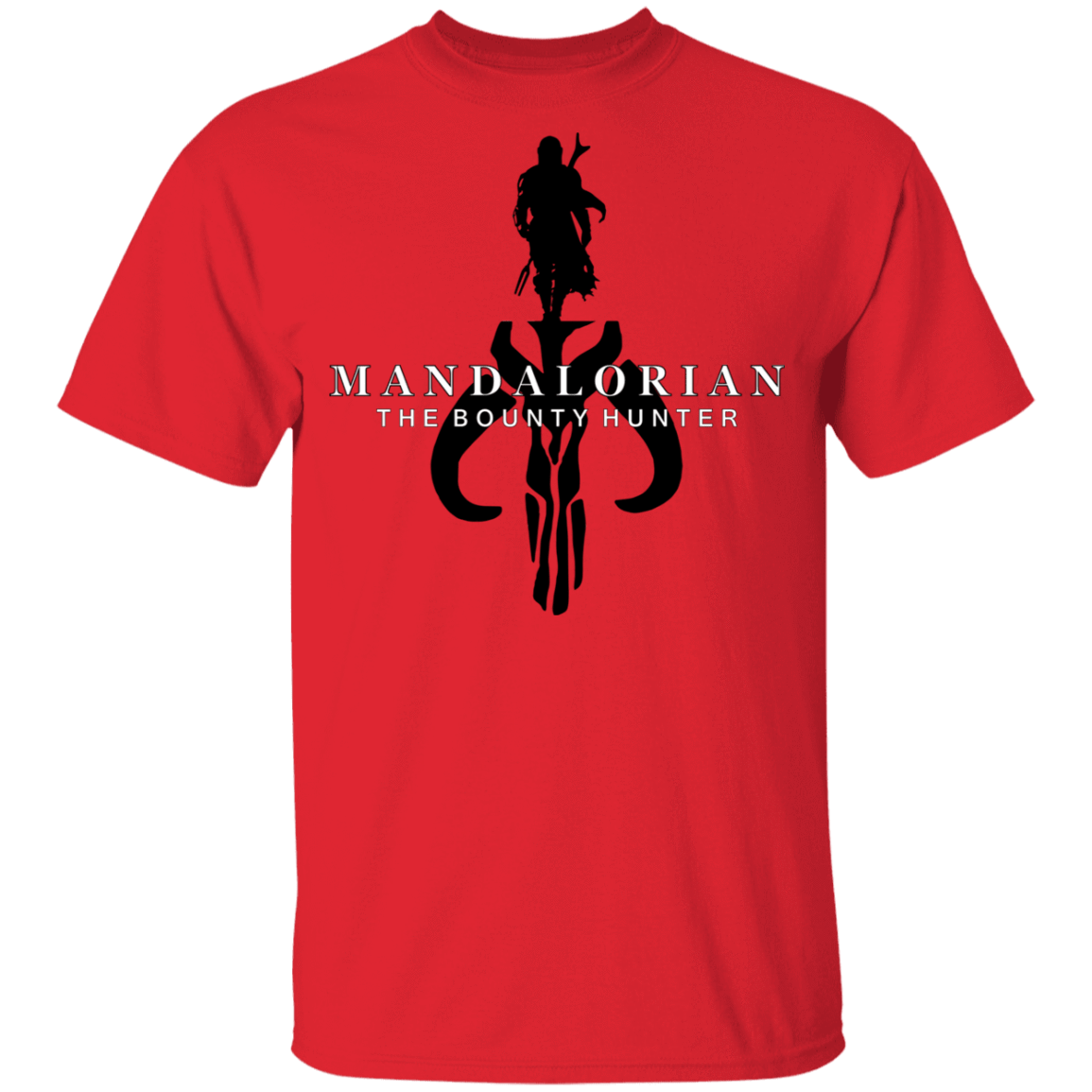 T-Shirts Red / YXS Mandalorian The Bounty Hunter Youth T-Shirt