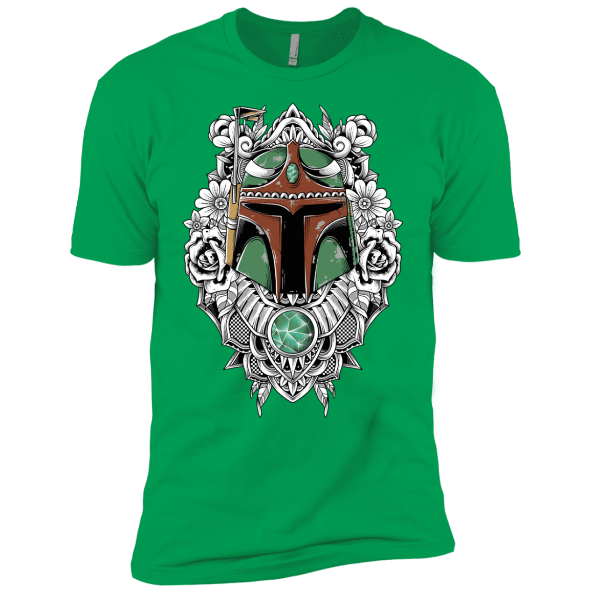 T-Shirts Kelly Green / YXS Mandalorian Warrior Boys Premium T-Shirt