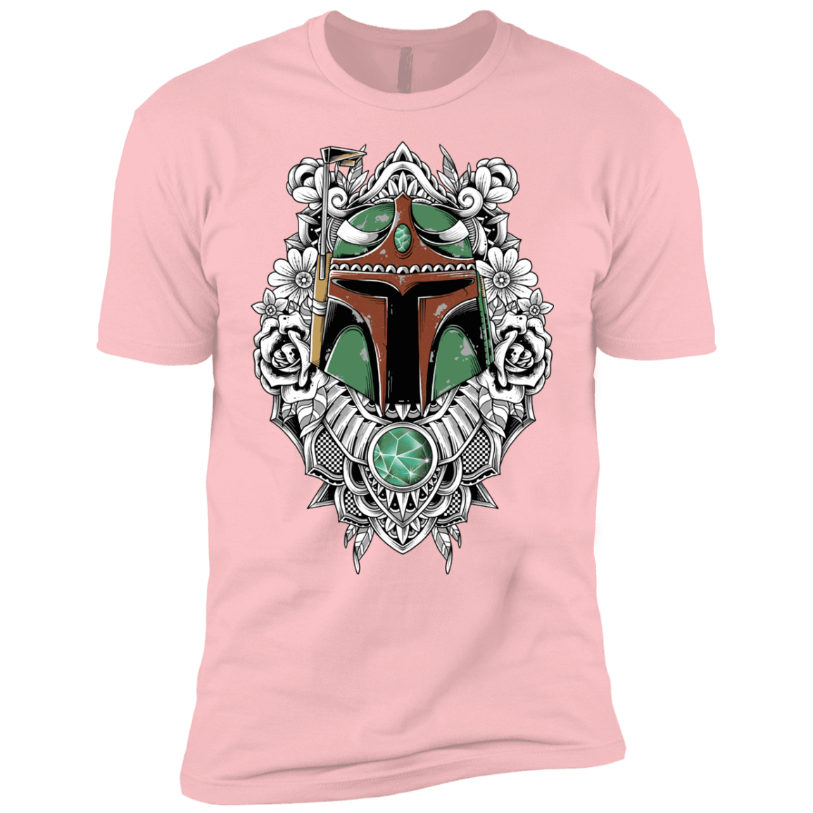 T-Shirts Light Pink / YXS Mandalorian Warrior Boys Premium T-Shirt