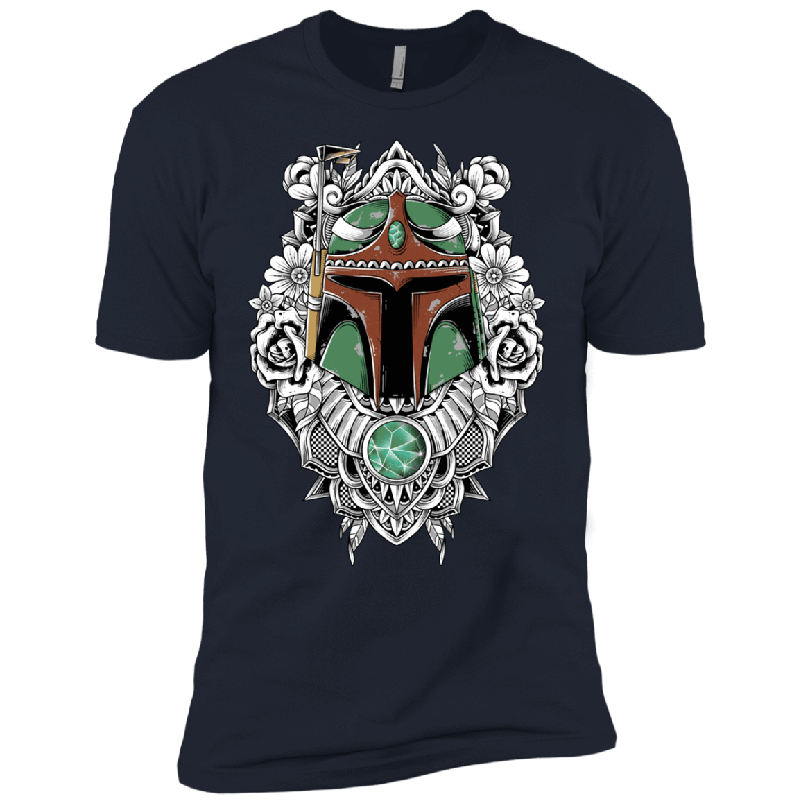 T-Shirts Midnight Navy / YXS Mandalorian Warrior Boys Premium T-Shirt