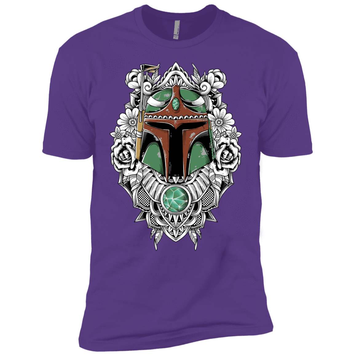 T-Shirts Purple Rush / YXS Mandalorian Warrior Boys Premium T-Shirt