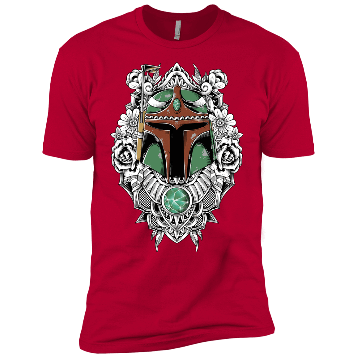 T-Shirts Red / YXS Mandalorian Warrior Boys Premium T-Shirt