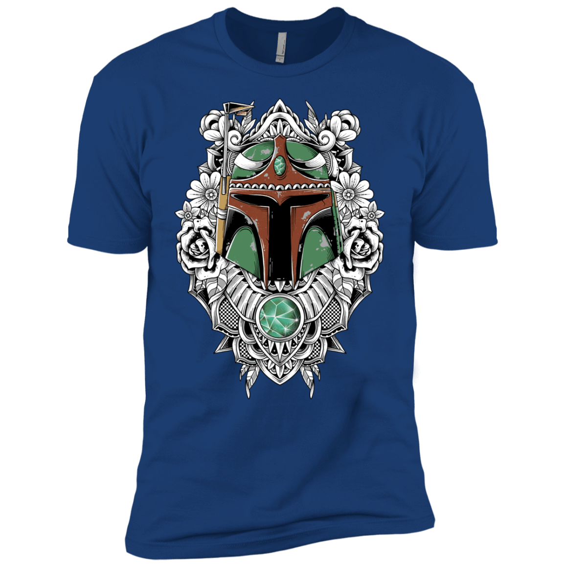 T-Shirts Royal / YXS Mandalorian Warrior Boys Premium T-Shirt