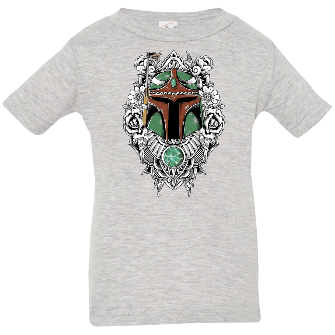 T-Shirts Heather Grey / 6 Months Mandalorian Warrior Infant Premium T-Shirt