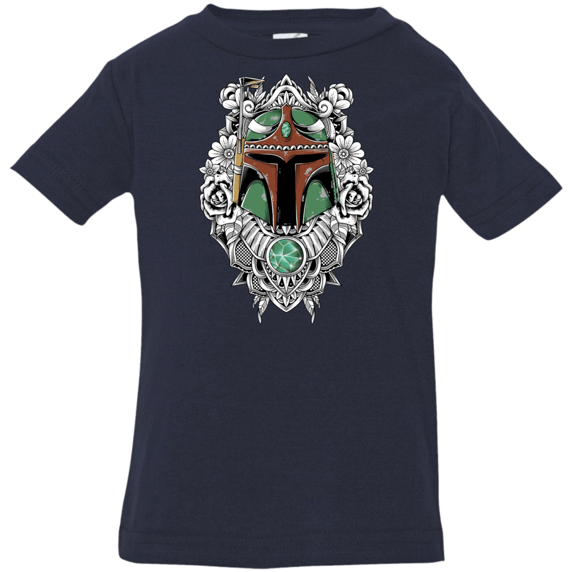 T-Shirts Navy / 6 Months Mandalorian Warrior Infant Premium T-Shirt