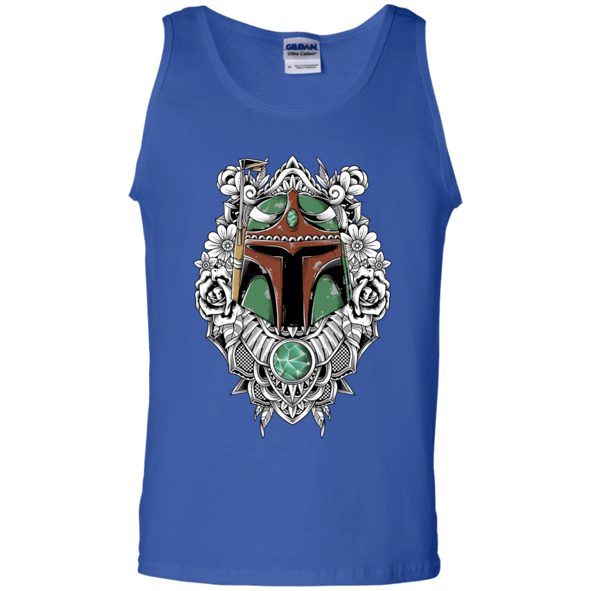 T-Shirts Royal / S Mandalorian Warrior Men's Tank Top