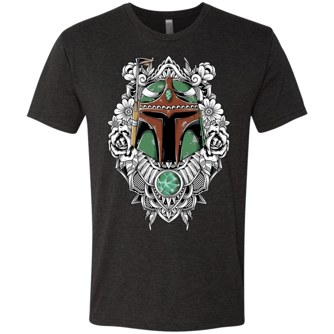 T-Shirts Vintage Black / S Mandalorian Warrior Men's Triblend T-Shirt