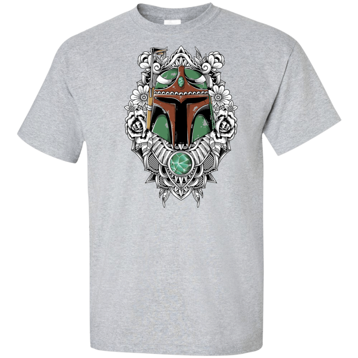 T-Shirts Sport Grey / XLT Mandalorian Warrior Tall T-Shirt