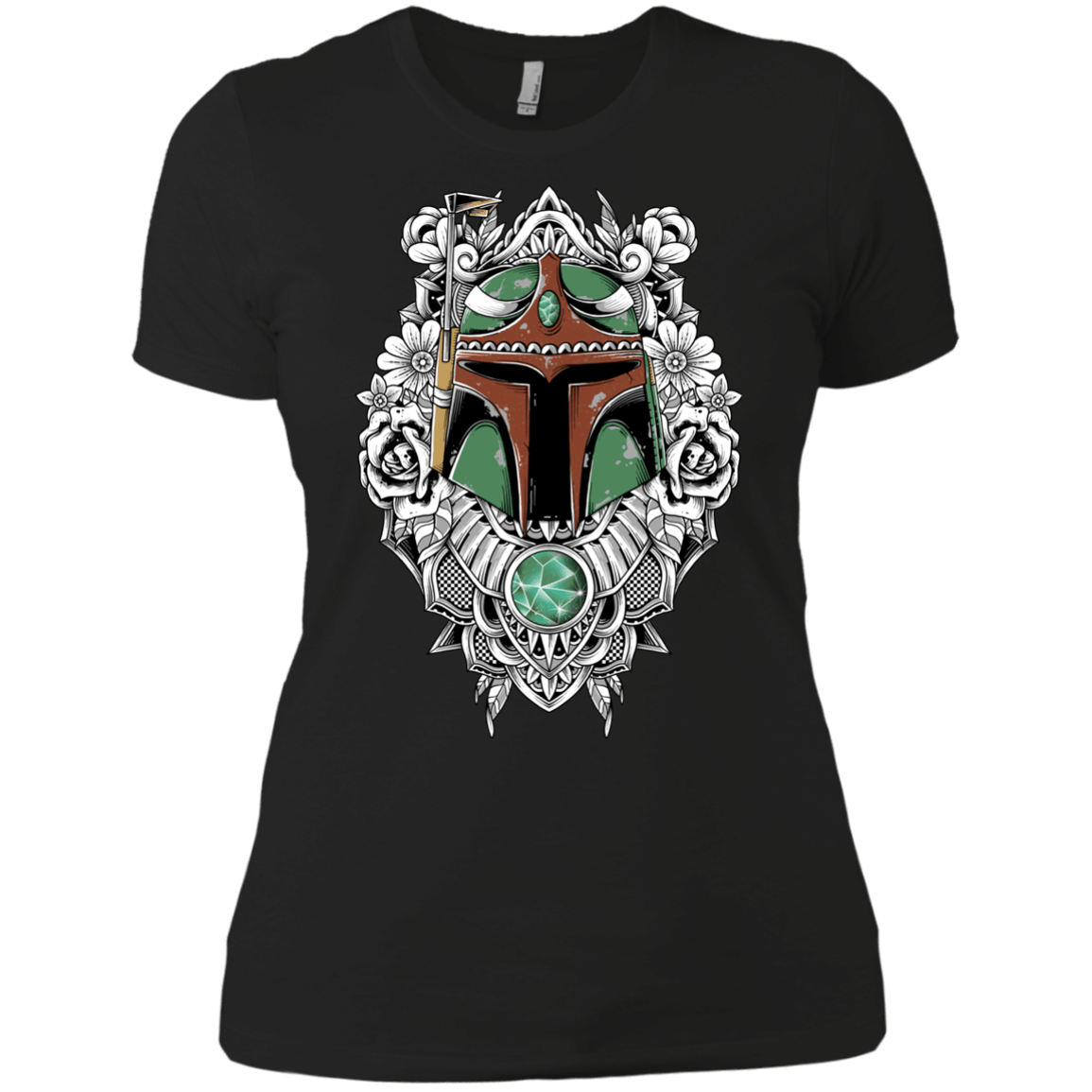 T-Shirts Black / X-Small Mandalorian Warrior Women's Premium T-Shirt