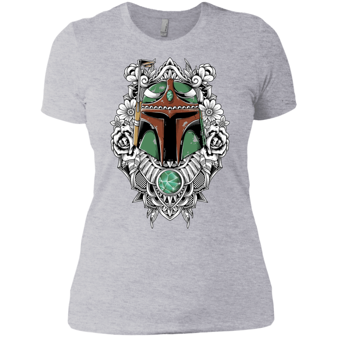 T-Shirts Heather Grey / X-Small Mandalorian Warrior Women's Premium T-Shirt