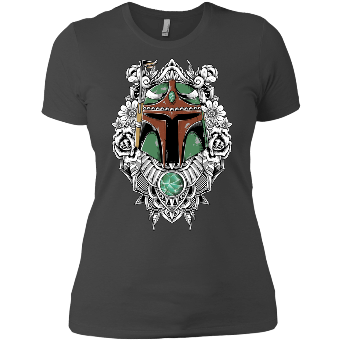 T-Shirts Heavy Metal / X-Small Mandalorian Warrior Women's Premium T-Shirt