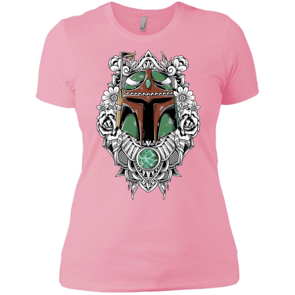 T-Shirts Light Pink / X-Small Mandalorian Warrior Women's Premium T-Shirt