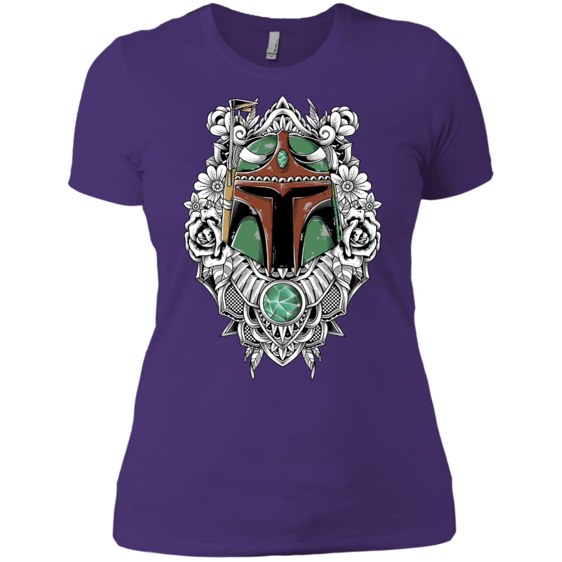 T-Shirts Purple Rush/ / X-Small Mandalorian Warrior Women's Premium T-Shirt