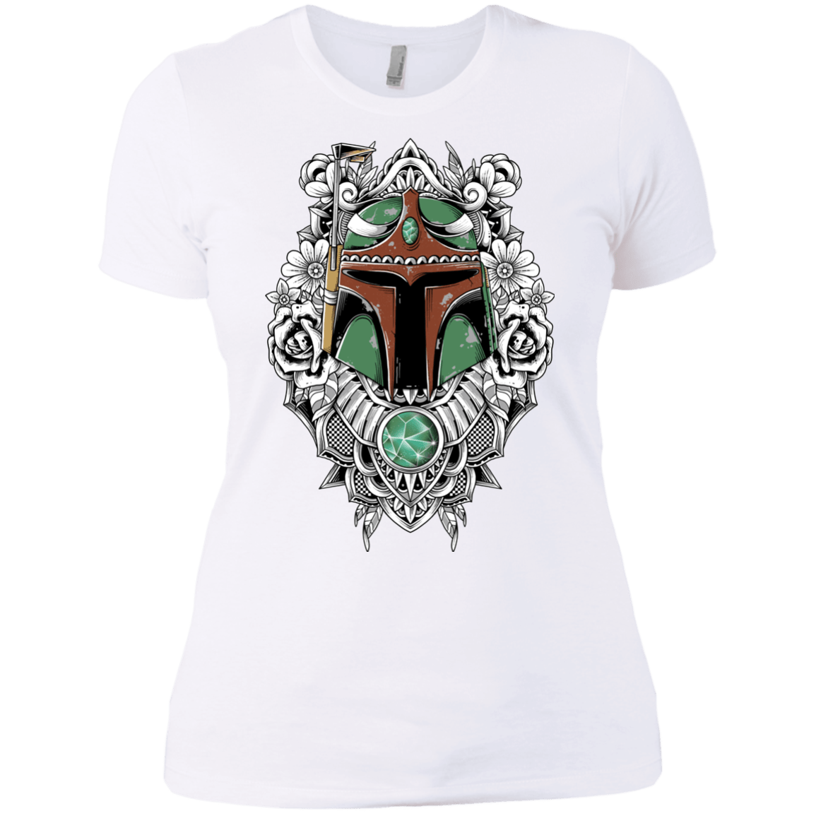 T-Shirts White / X-Small Mandalorian Warrior Women's Premium T-Shirt