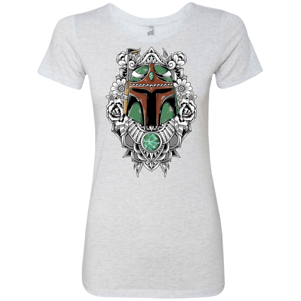 T-Shirts Heather White / S Mandalorian Warrior Women's Triblend T-Shirt
