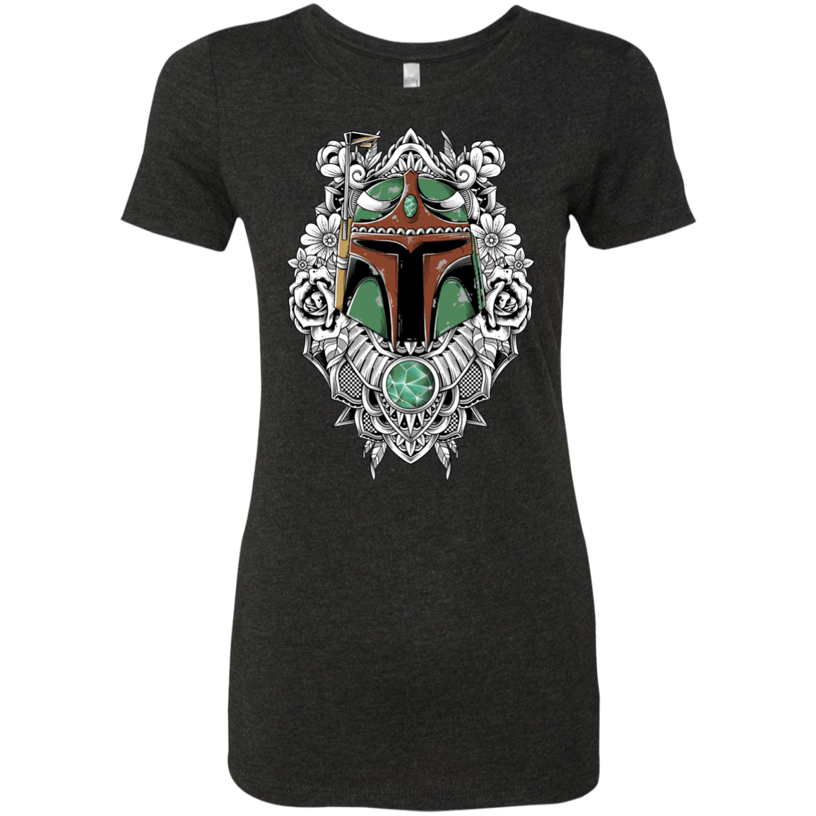 T-Shirts Vintage Black / S Mandalorian Warrior Women's Triblend T-Shirt