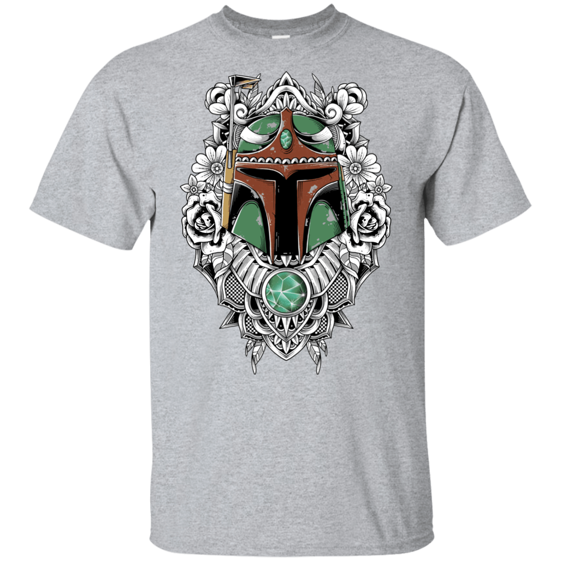 T-Shirts Sport Grey / YXS Mandalorian Warrior Youth T-Shirt