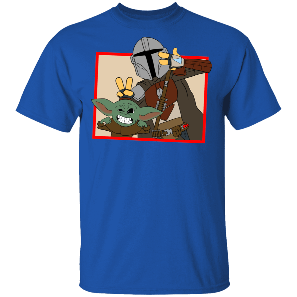 T-Shirts Royal / S Mando And Baby T-Shirt