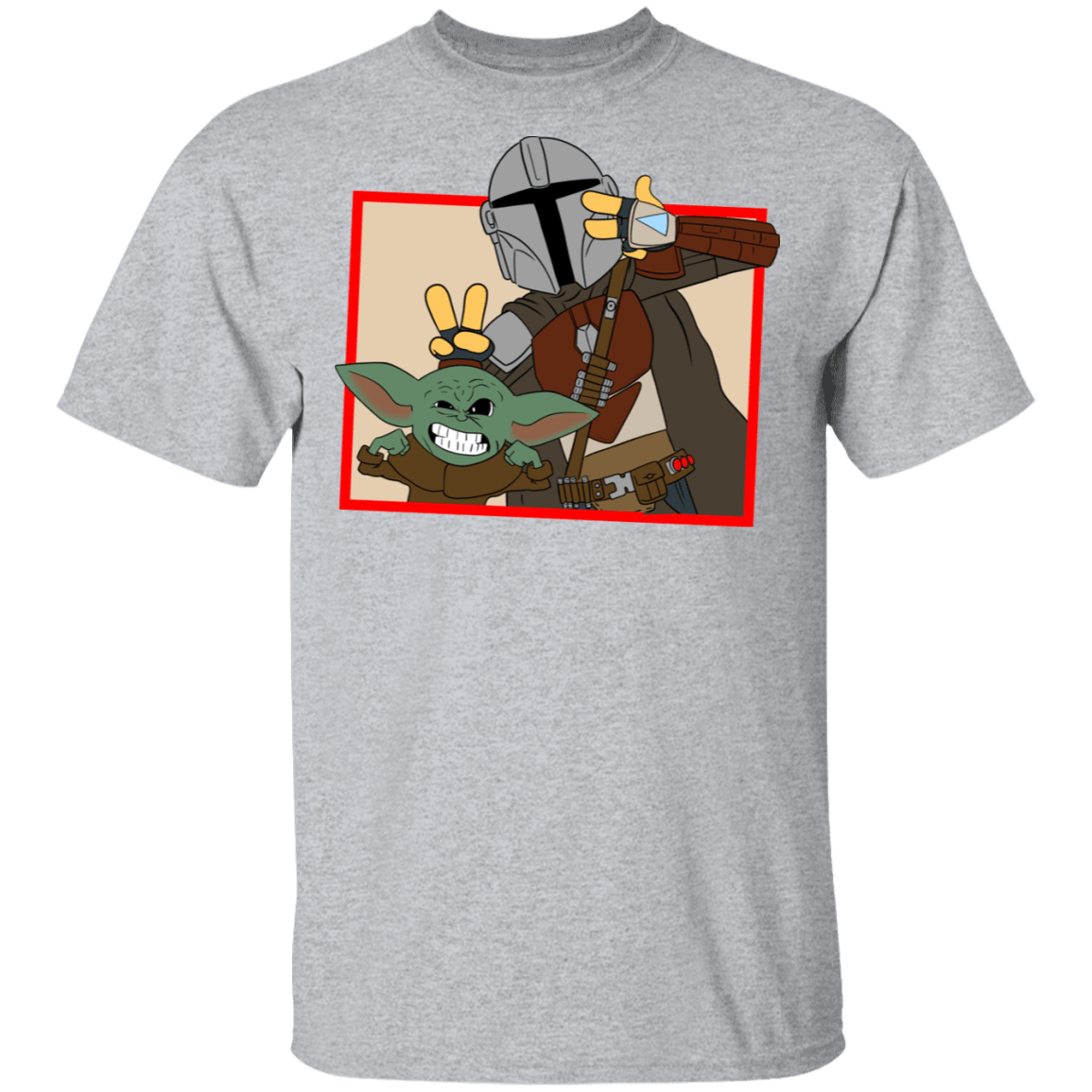 T-Shirts Sport Grey / S Mando And Baby T-Shirt