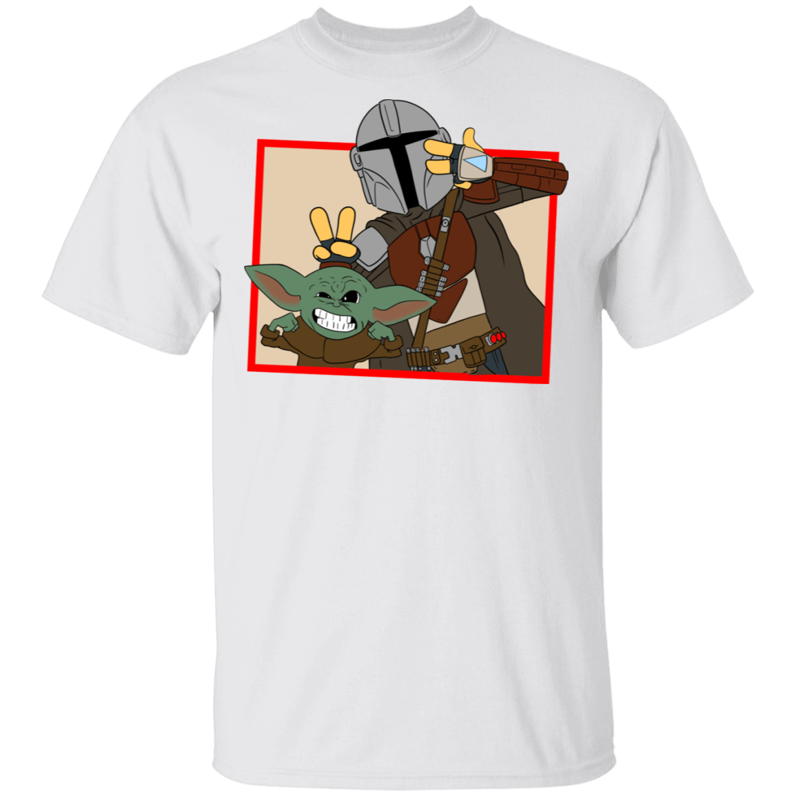 T-Shirts White / S Mando And Baby T-Shirt