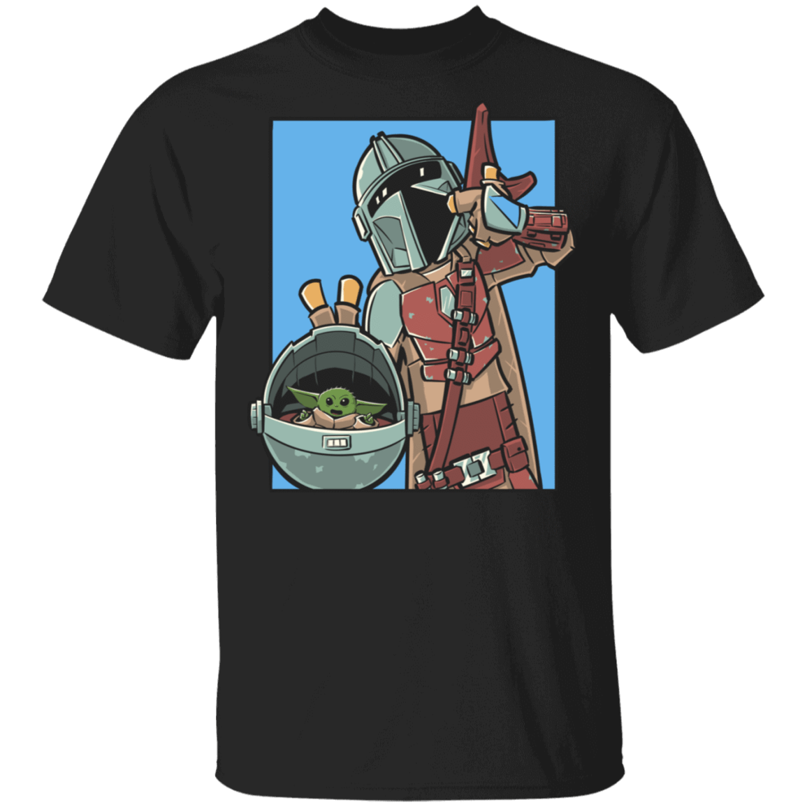 T-Shirts Black / S Mando and the Child T-Shirt