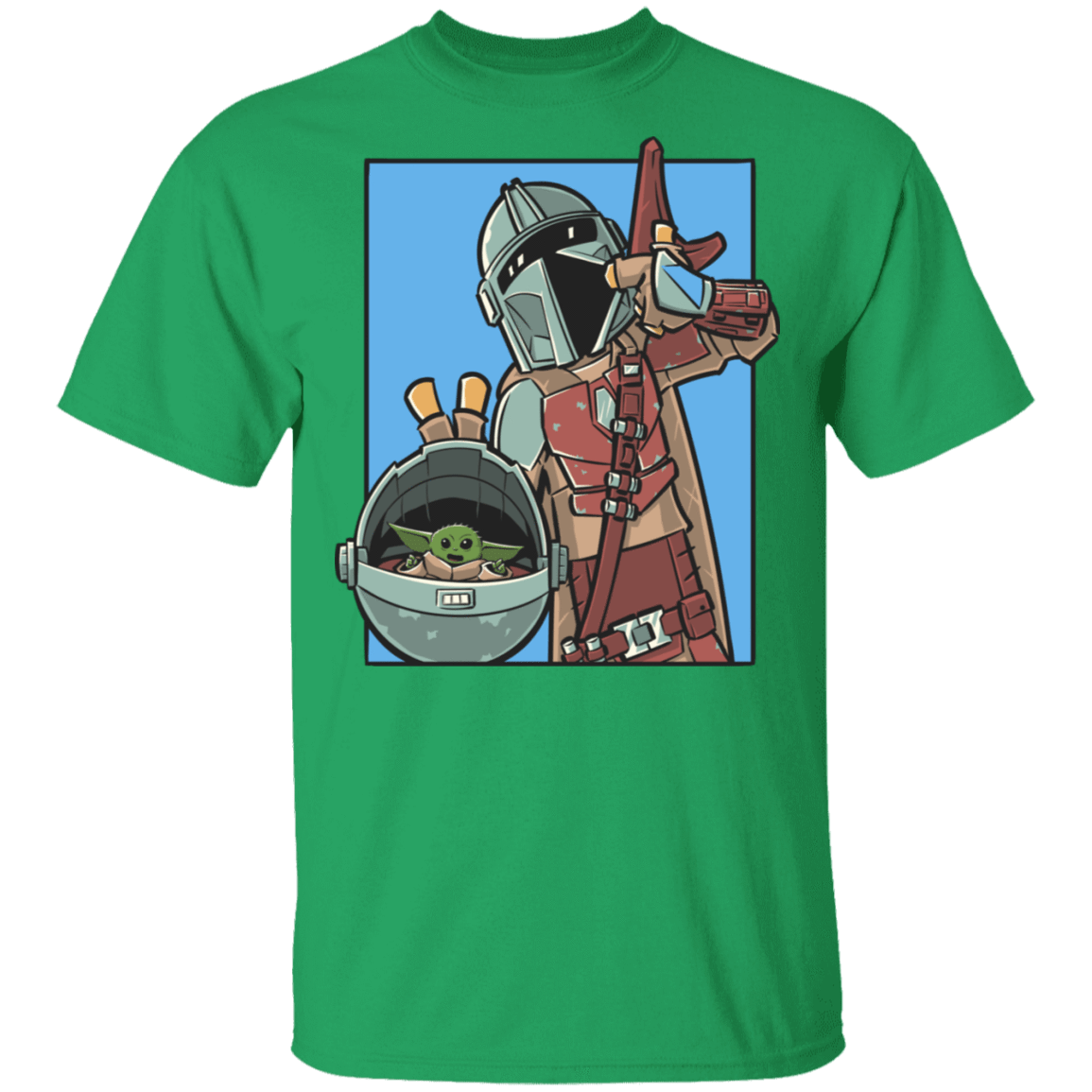 T-Shirts Irish Green / S Mando and the Child T-Shirt