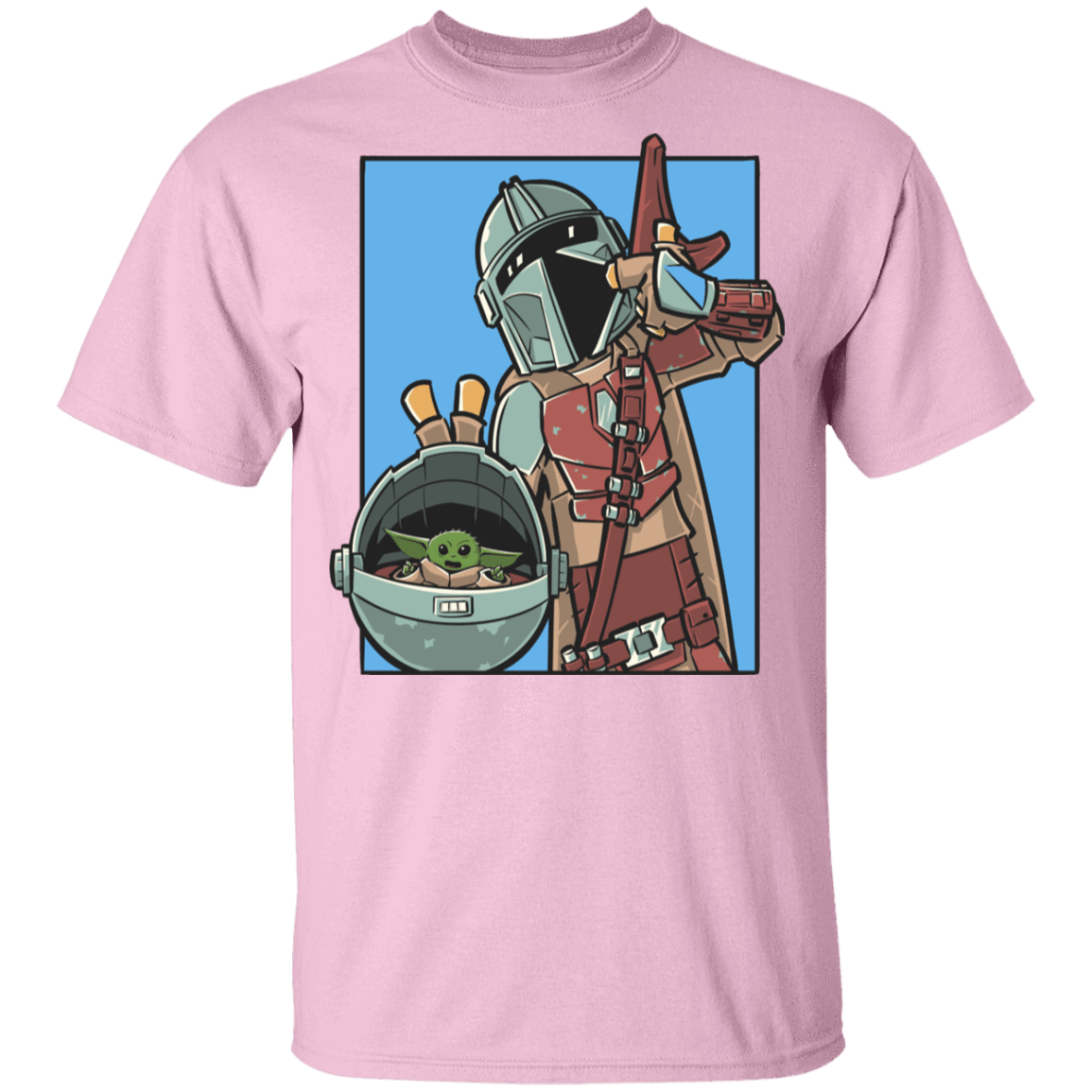 T-Shirts Light Pink / YXS Mando and the Child Youth T-Shirt