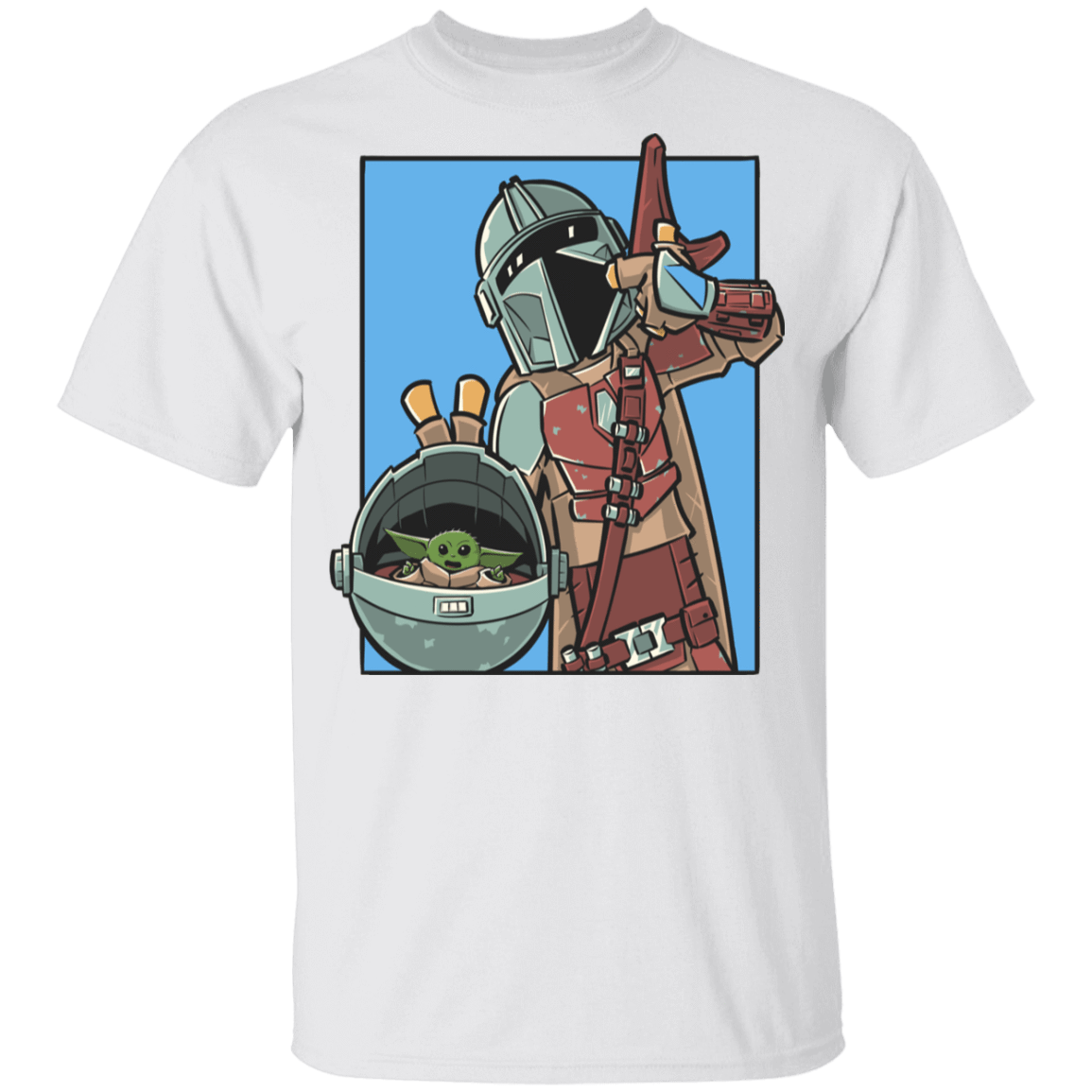 T-Shirts White / YXS Mando and the Child Youth T-Shirt