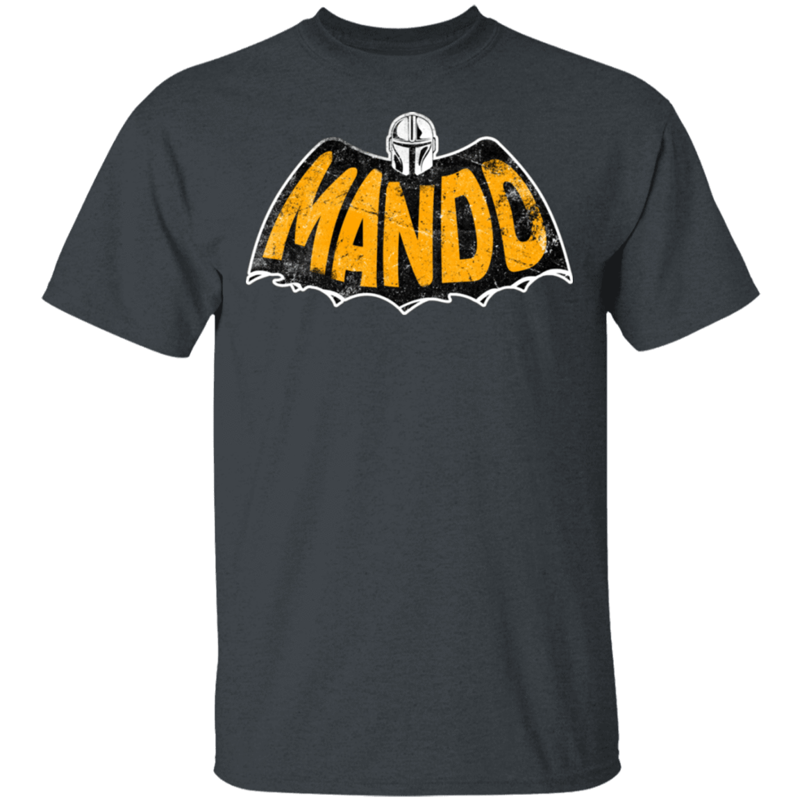 T-Shirts Dark Heather / S Mando Bat T-Shirt