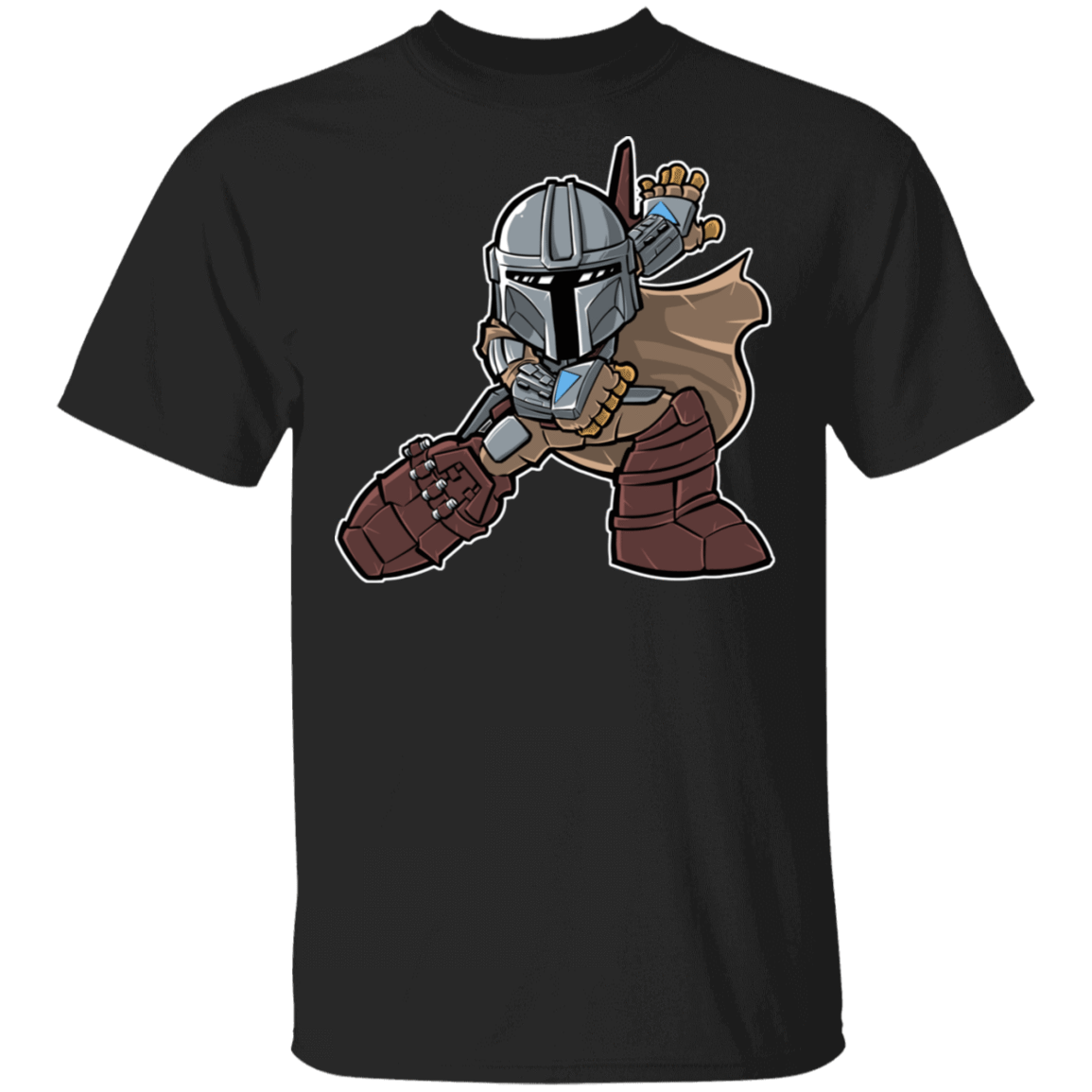 T-Shirts Black / S Mando Man T-Shirt