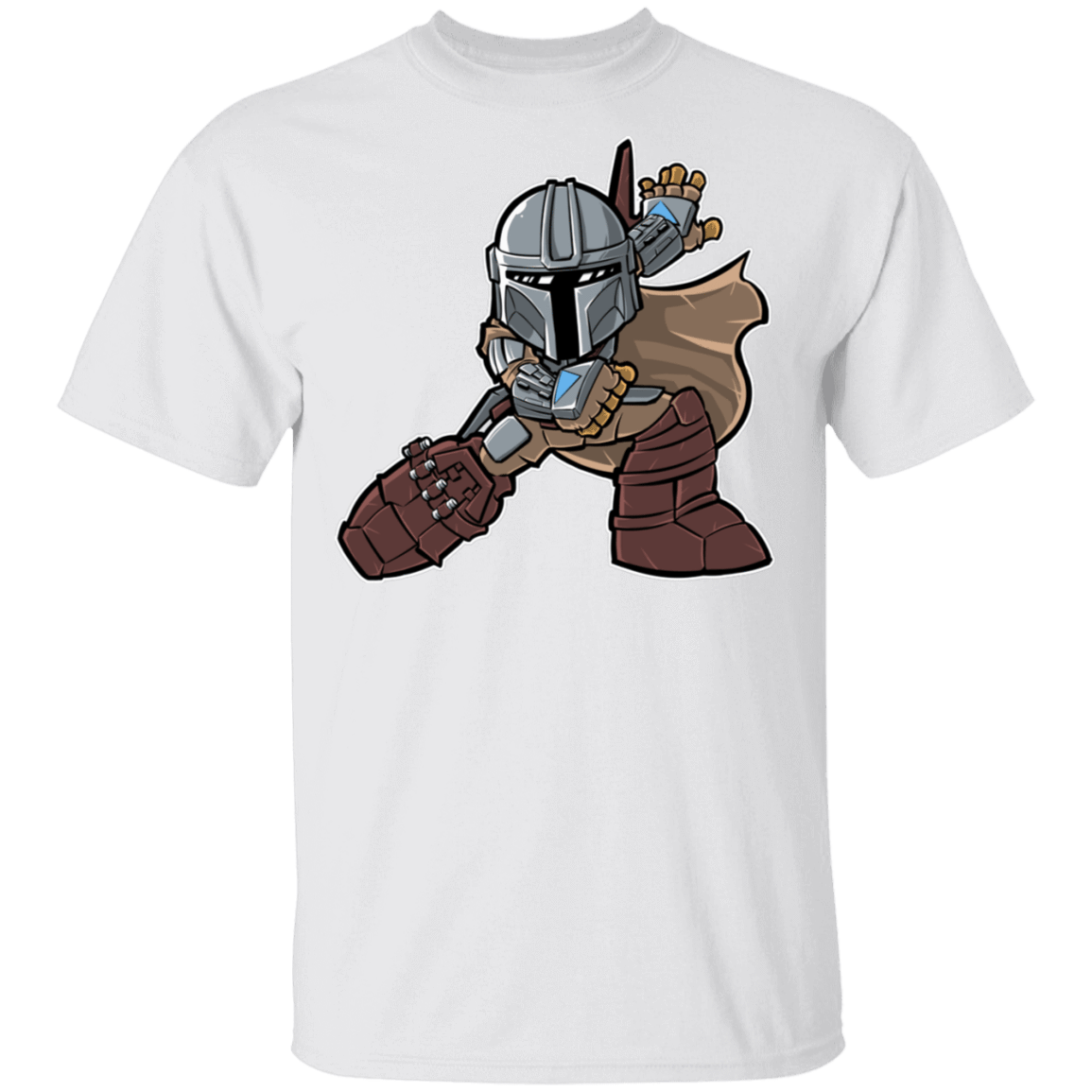 T-Shirts White / S Mando Man T-Shirt