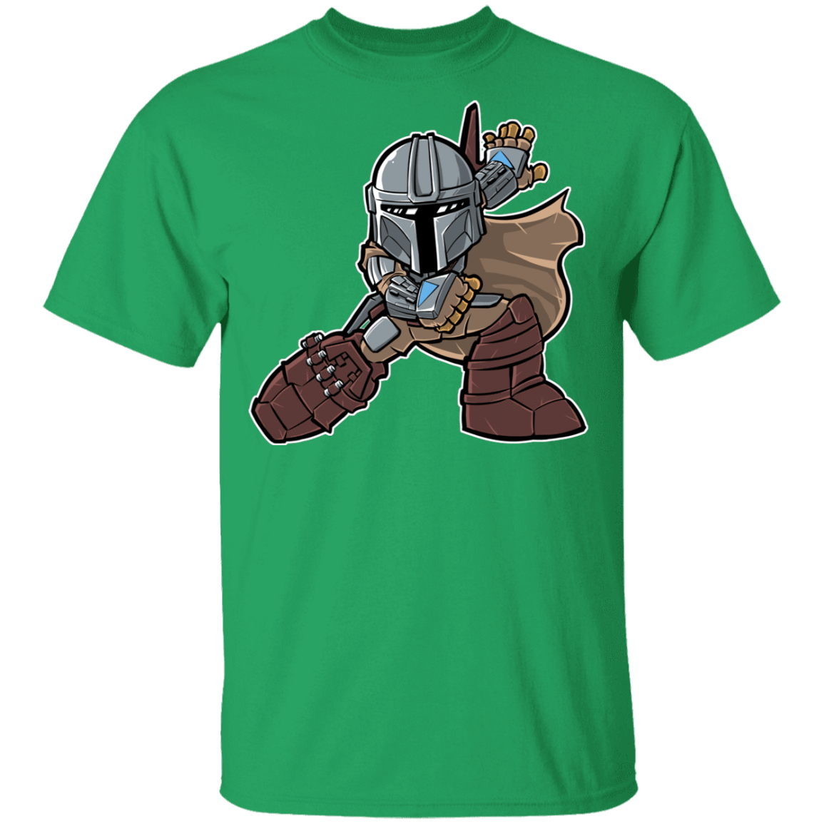T-Shirts Irish Green / YXS Mando Man Youth T-Shirt