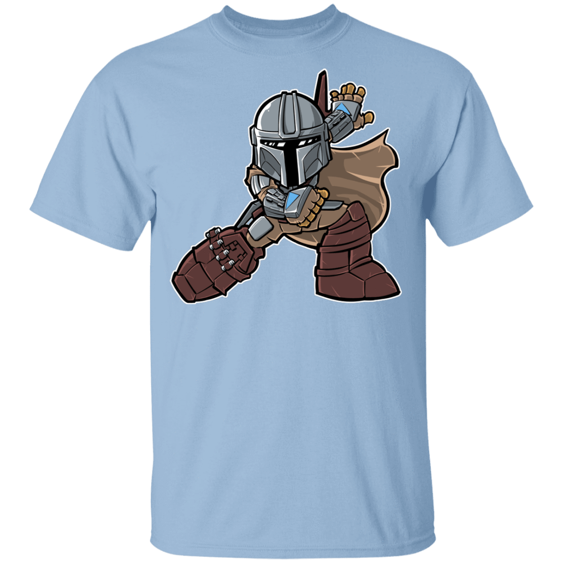 T-Shirts Light Blue / YXS Mando Man Youth T-Shirt