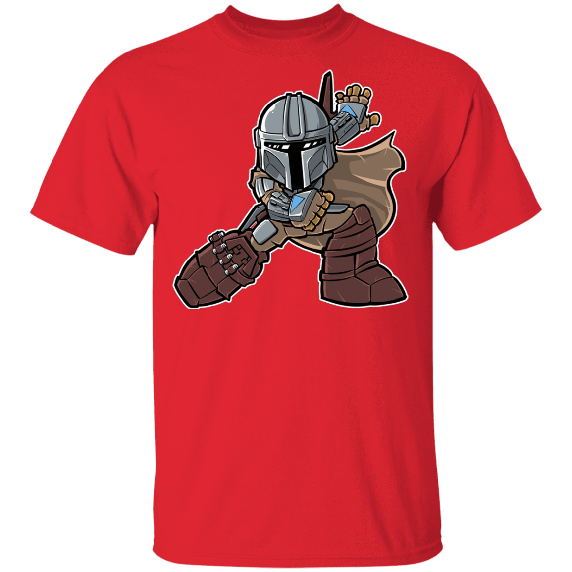 T-Shirts Red / YXS Mando Man Youth T-Shirt