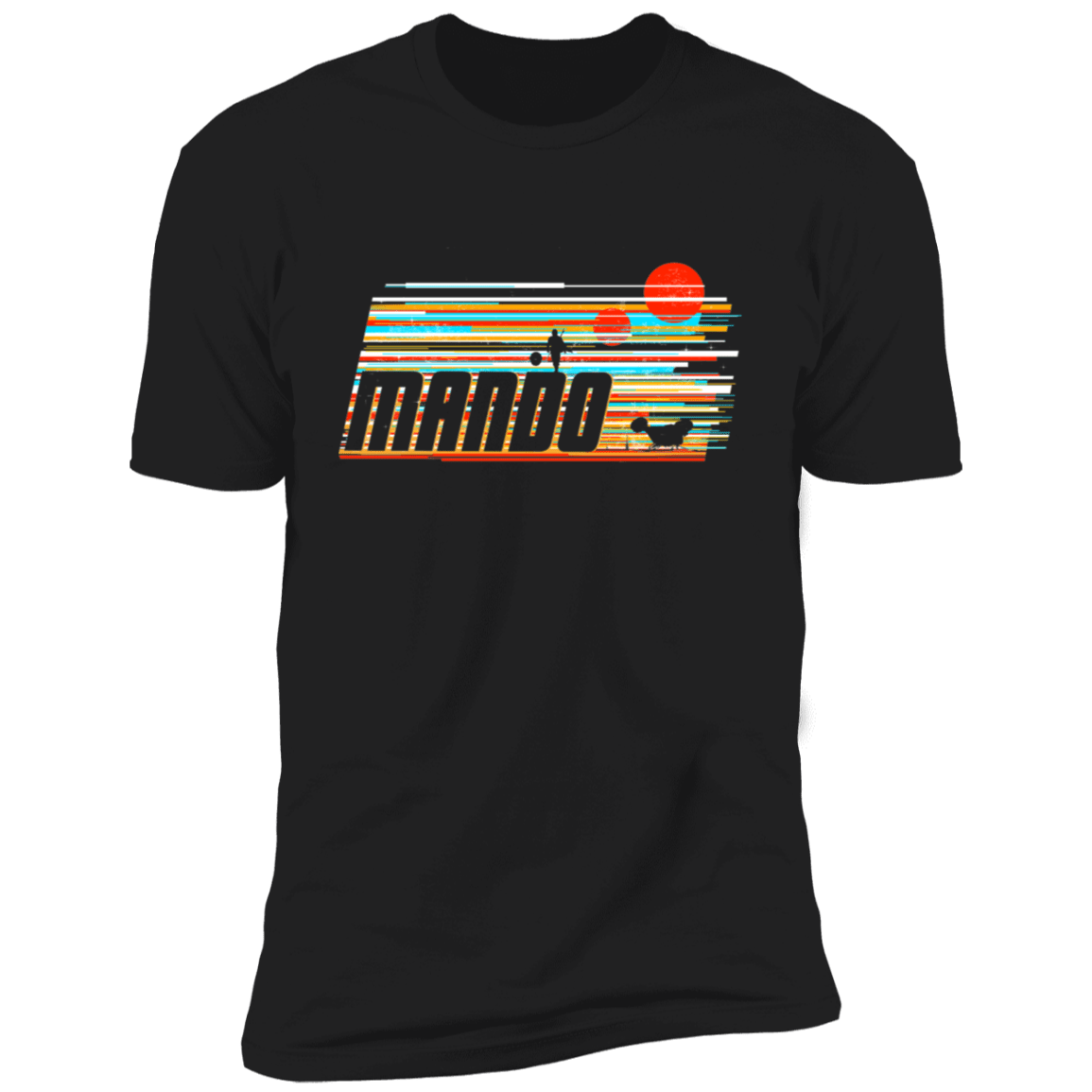 T-Shirts Black / X-Small Mando Men's Premium T-Shirt