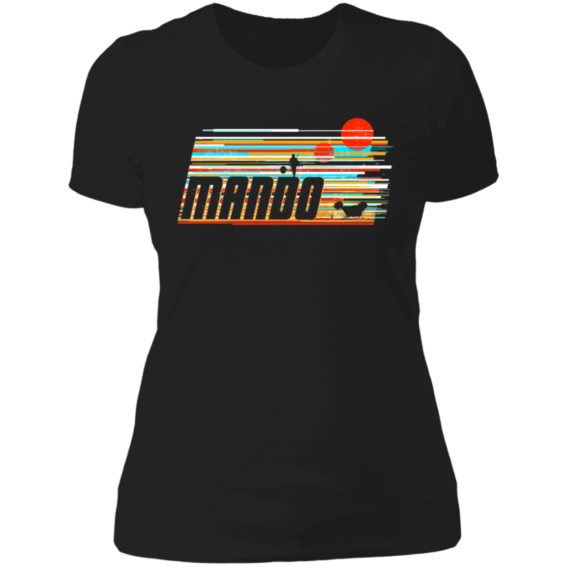 T-Shirts Black / X-Small Mando Women's Premium T-Shirt