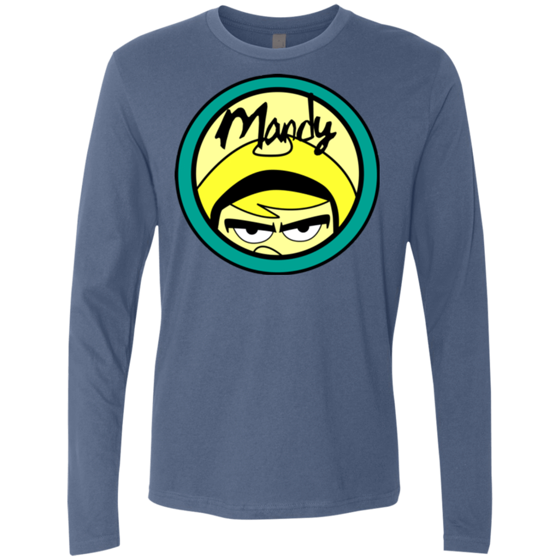 T-Shirts Indigo / Small Mandy Men's Premium Long Sleeve