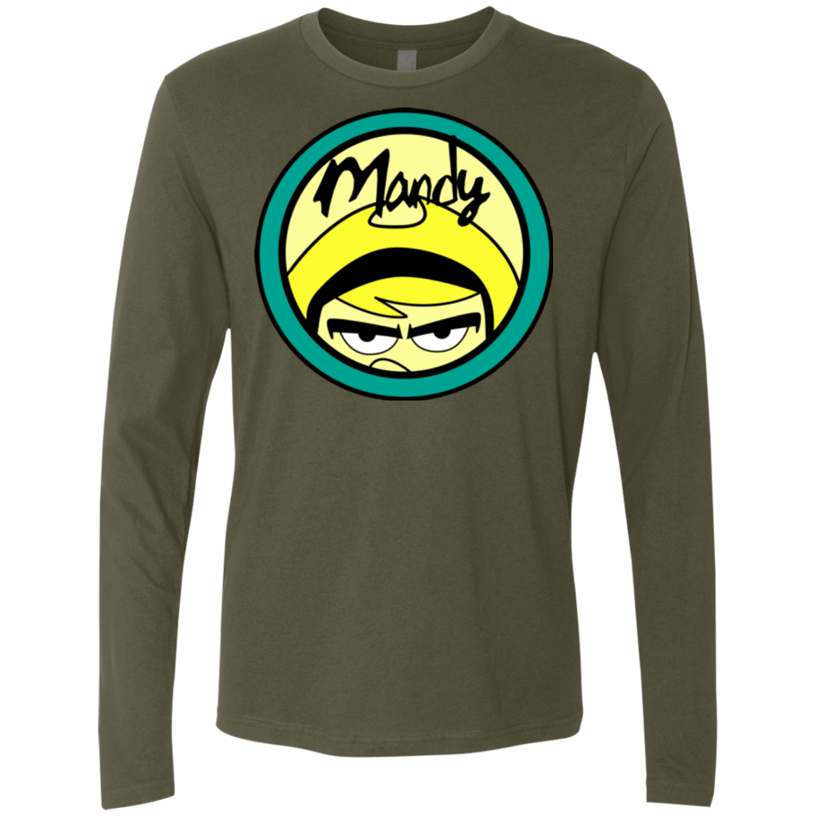 T-Shirts Military Green / Small Mandy Men's Premium Long Sleeve